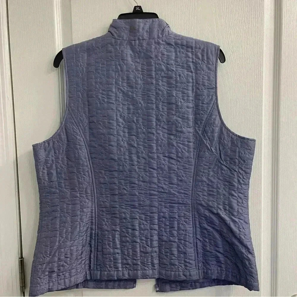 Quilted Vest | Weekends by Chico’s (Light Violet Color) - Picture 9 of 9